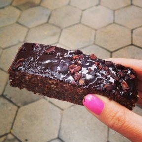 Gluten-free vegan chocolate bar from Cinnamon Snail